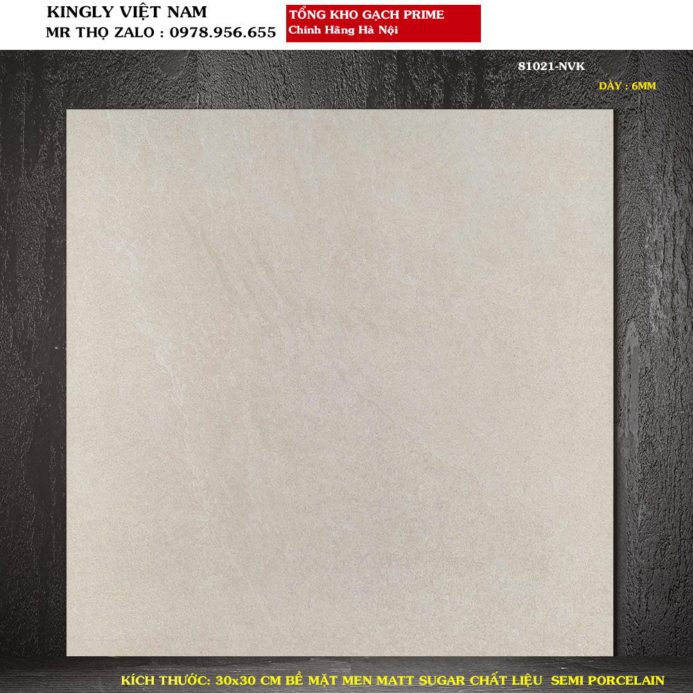 Gạch lát nền chống trơn Prime 30x30 81021